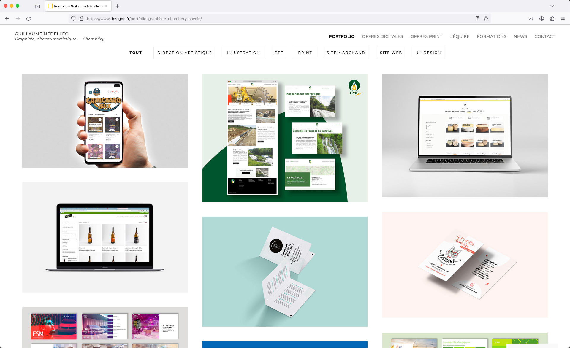 portfolio graphiste chambery savoie